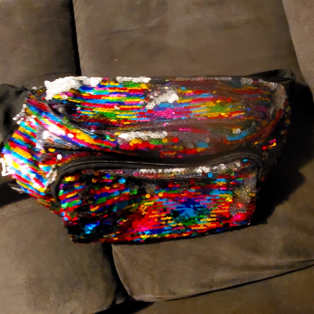 SEQUIN FANNY PACK